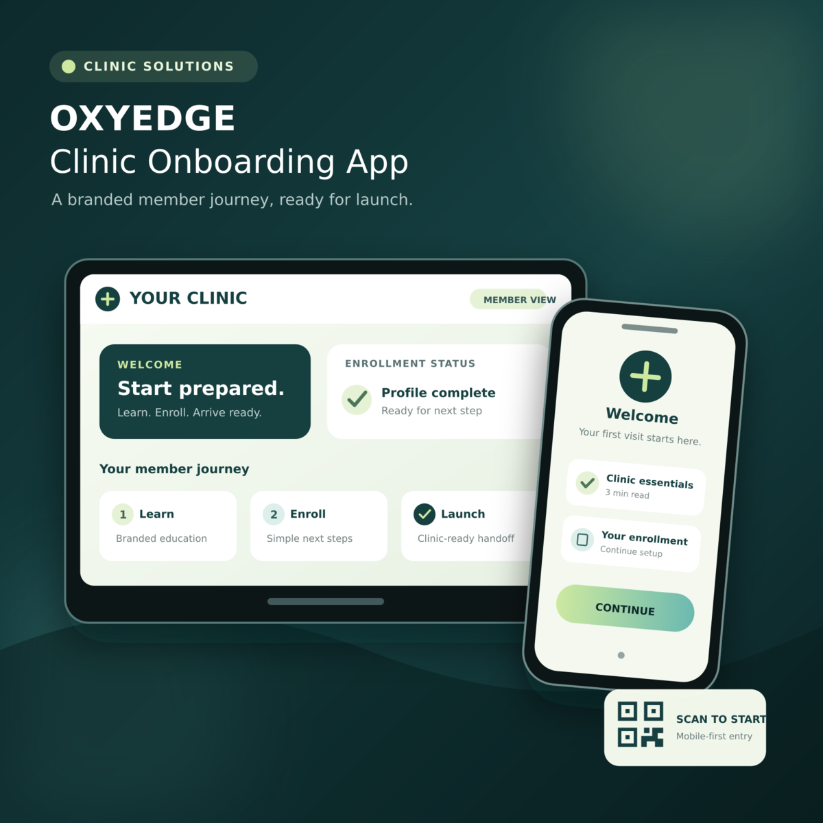 OxyEdge Clinic Onboarding App